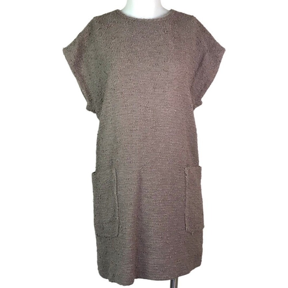 JILL STUART GREY‎ WOVEN SHIRT DRESS
